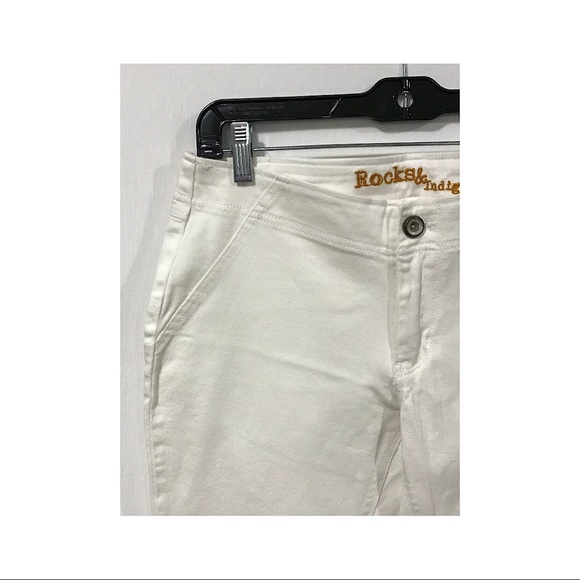 Rocks & Indigo Women's Sz 8 Bootcut White Jeans - Picture 2 of 6